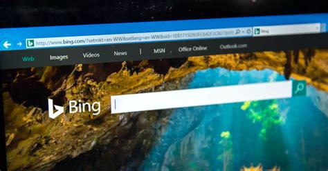 bing search engine.